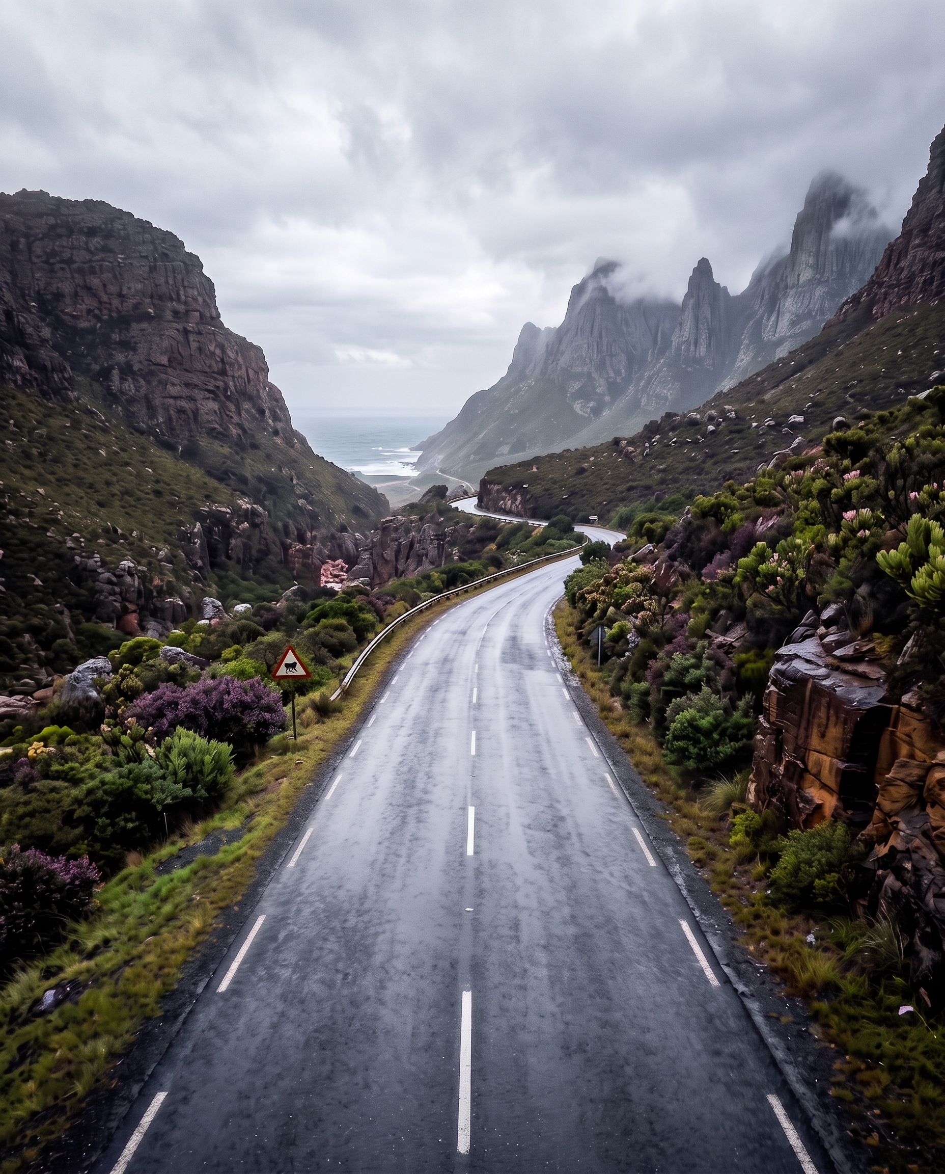 Editorial landscape photograph — wildlife bridge spanning a river gorge, symbolising connection between technology and operations